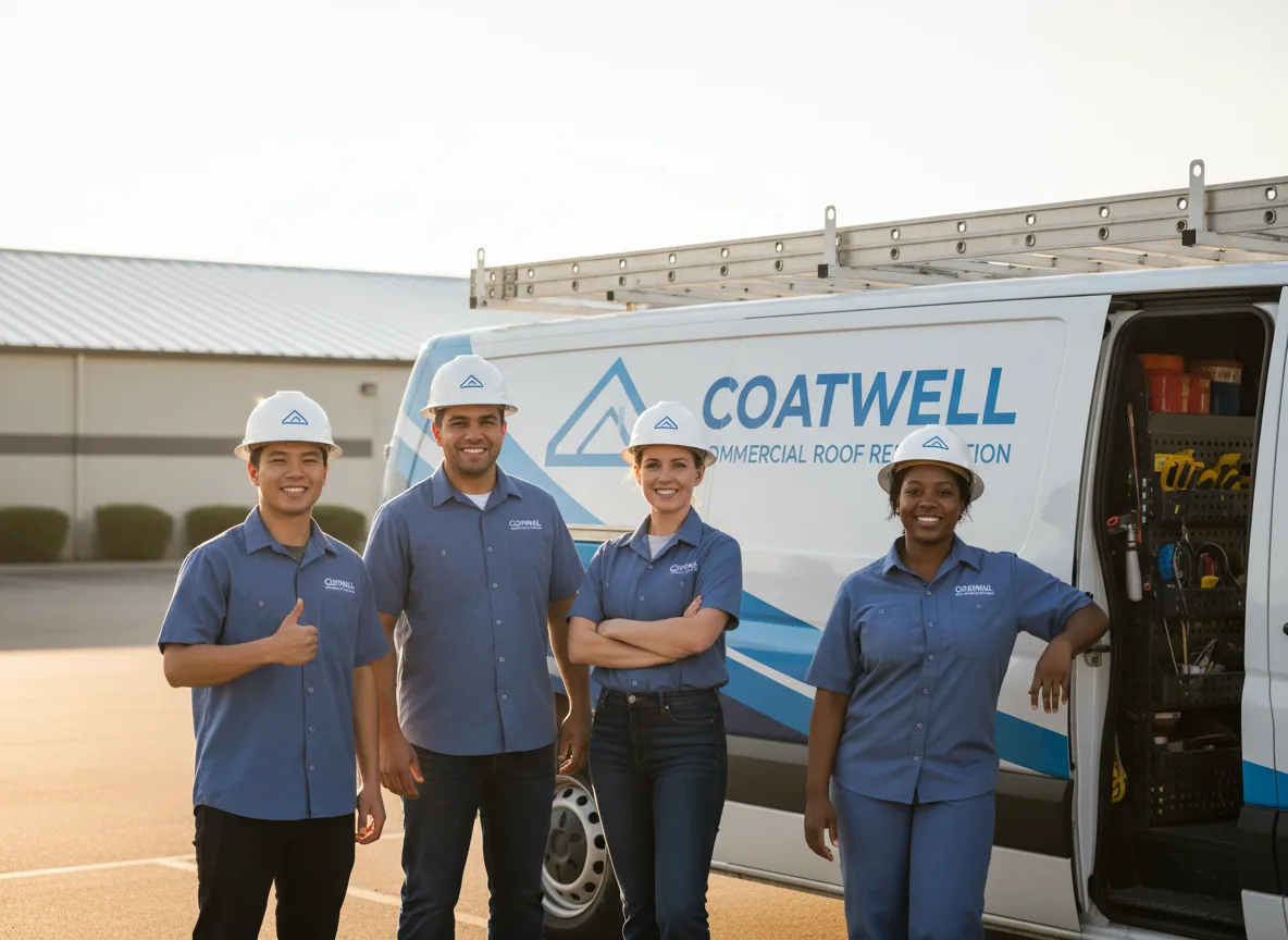 Commercial roof coating company in Barneveld, WI